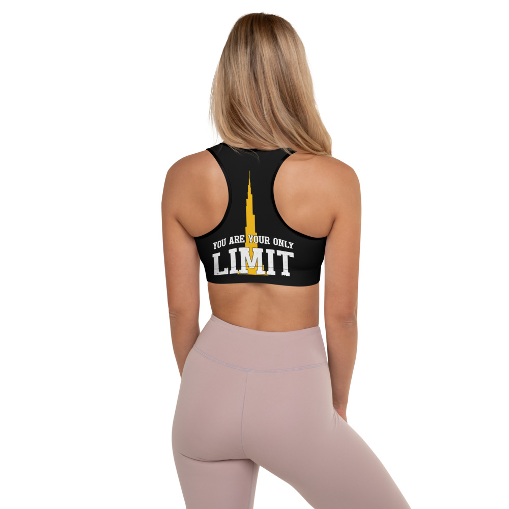 You are your only Limit! – gefütterter Sport BH